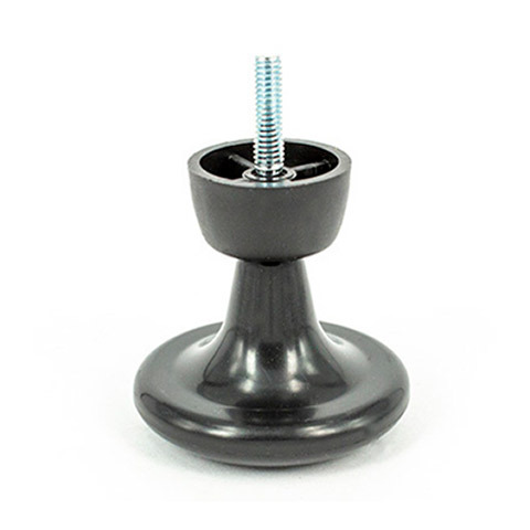 Bed Leg On Glide Foot - Screw In - 75mm High